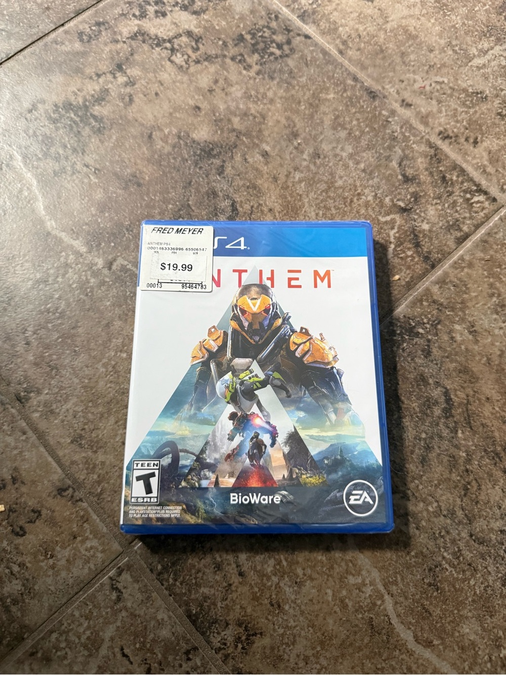 Anthem PS4 Game Case - White & Blue Artwork